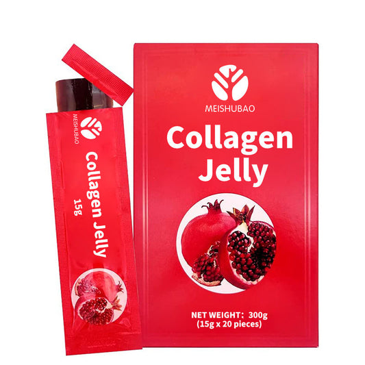 Wholesale Collagen Jelly Sticks for Skin Whitening with Pomegranate and Konjac
